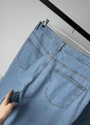 Джинсы mom с высокой посадкой от boohoo6 фото