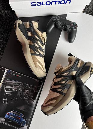 Мужские кроссовки salomon xt pu_re advanced beige black