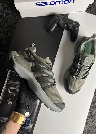 Мужские кроссовки salomon xt pu_re advanced khaki black
