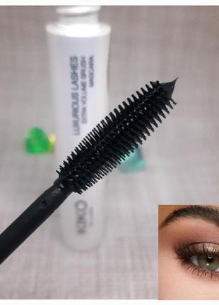 Тушь для ресниц kiko luxurious lashes extra volume супер объемная 11мл2 фото