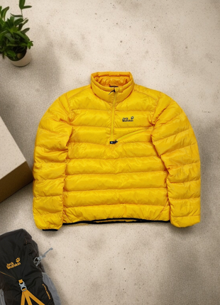 Куртка микропуховик анорак jack wolfskin