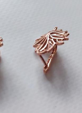 Сережки для вух золоті фотосесії листя кленове листочок канадське листя сірьожки...