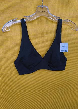 🔥сток 🔥 невероятно шикарный комфортный хлопковый черный бюстгальтер бралетт