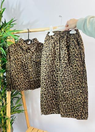 Костюм для дівчинки на весну 🐆