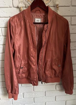 Бомбер теракотового цвета pimkie