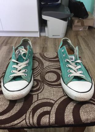 Кеды converse all stars мятный цвет 41,5 размер торг конверс8 фото