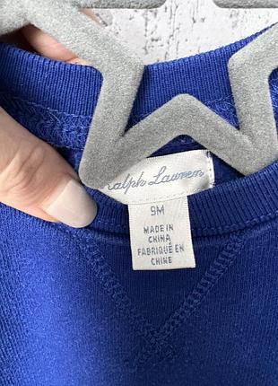 Кофта флисовая polo ralph lauren 9 мес 3