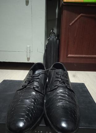 Туфли мужские черные