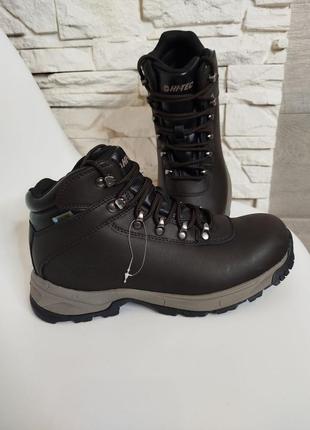 Женские трекинговые оригинальные кожаные ботинки hi-tec waterproof 40р.
