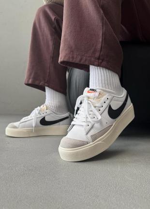 🔵nike blazer low platform 4