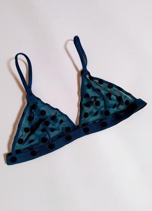 Бралетт сеточка в горох без косточек #1118#