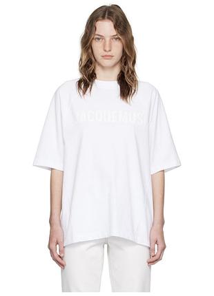 Оригинальная белая футболка жакмю jacquemus