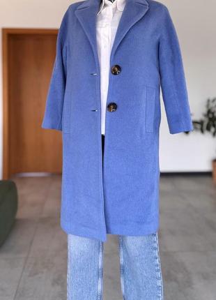Пальто из шерсти massimo dutti