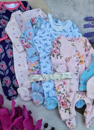 Набор человечков для девочки 50-56 размер