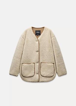 Дублёнка шуба от zara