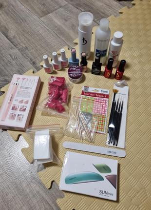 Набор для гель-лака для дома бу