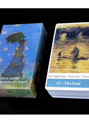 Карти таро клод моне мистецтво імпресіонізму (claude monet impressionism art tarot)
