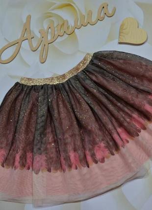 Юбка h&m на девочку 8-9 лет 134 см