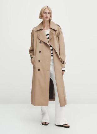 Тренч пальто massimo dutti
