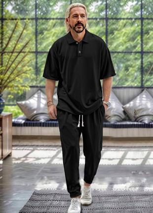 Спортивний чоловічий костюм, хакі беж та чорний. s,m,l,xl,xxl,xxxl