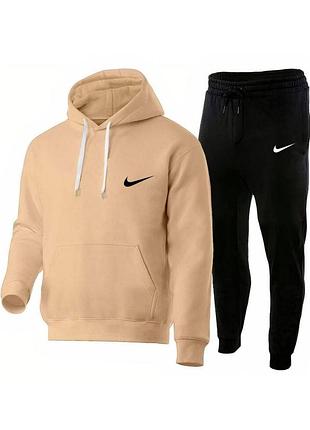 Худи кофта с капюшоном + спортивные штаны, мужской спортивный костюм высокого качества7 фото