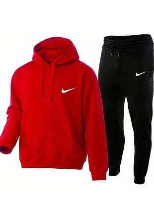 Худи кофта с капюшоном + спортивные штаны, мужской спортивный костюм высокого качества6 фото