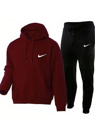Худи кофта с капюшоном + спортивные штаны, мужской спортивный костюм высокого качества8 фото