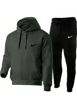 Худи кофта с капюшоном + спортивные штаны, мужской спортивный костюм высокого качества4 фото