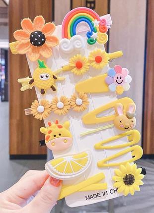 Заколки шпильки набір дитячих заколок 123006