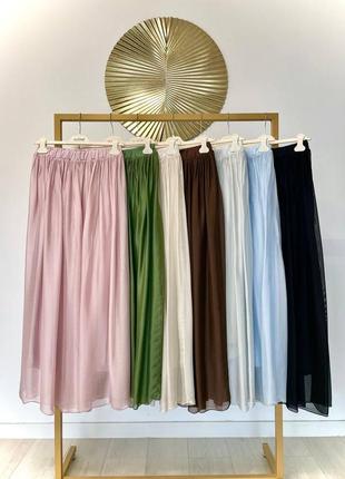 Шикарная стильная шёлковая юбка clothe 🥰 италия 🇮🇹