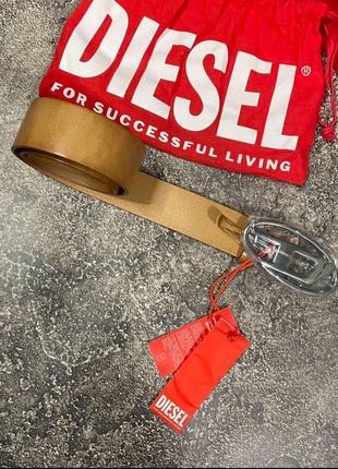 Оригинальный кожаный ремень diesel / дизель