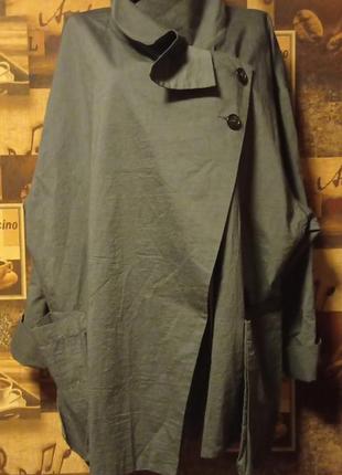 Дизайнерский свободного кроя легкий жакет peter o.mahler,p.3, eu.