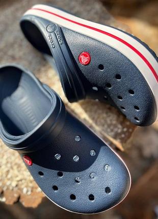 Crocs crocband clog navy крокси сабо унісекс crocs crocband clog уся розміри у наявності
