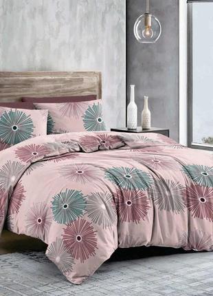 Комплект постільної білизни ніжно рожевий