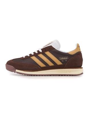Кроссовки унисекс adidas sl 72 brown beige