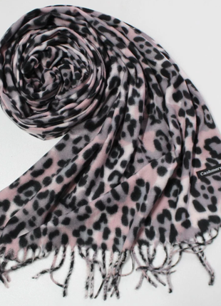 Кашемировый теплый шарф палантин