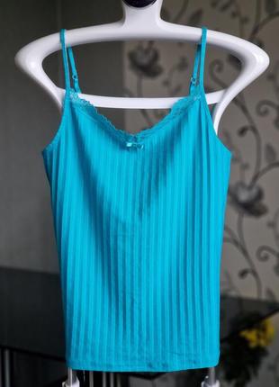 Майка топ calida швейцария на бретельках