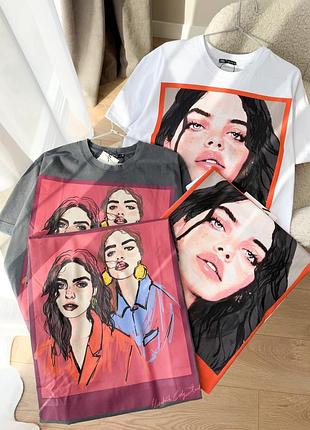 Графитная и белая футболка с вываренным эффектом zara