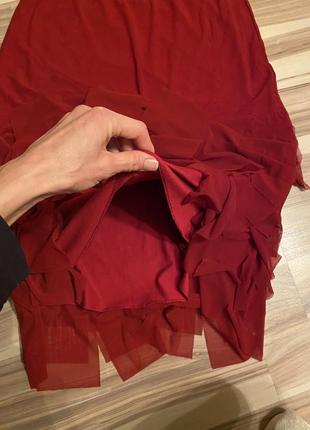 Красивенная юбка из фатина💃🏻 длины миди на вискозной подкладке (франция🇫🇷)3 фото