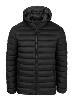 Пуховик soulcal micro bubble hooded черный