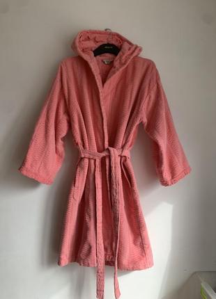 Халат з бавовни, махровый хлопковый халат, 100% cotton з капюшоном
