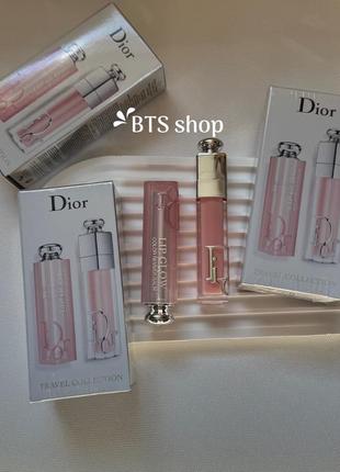 Набор dior, блеск и бальзам 001