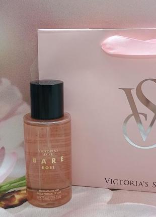 Парфюмированный мини мист bare rose victoria’s secret.
премиум коллекция! аромат парфюма!