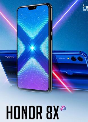 Над популярным 6/128gb honor 8x новый смартфон телефон качественный huawei