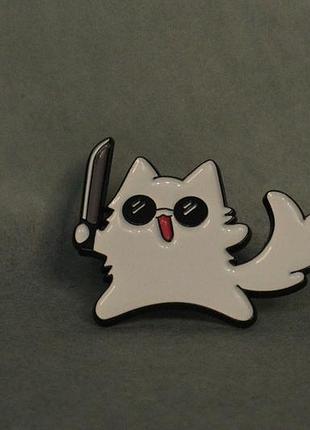 Металлический аниме пен годжа сатора кот