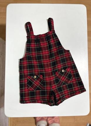 Комбез в клітинку з шортиками