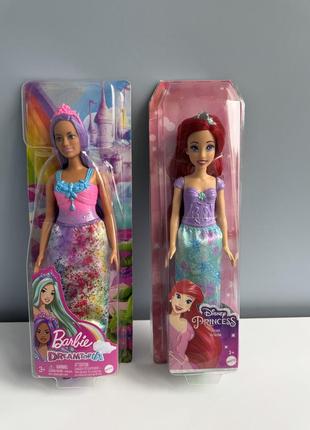 Ляльки оригінал barbie dreamtopia барбі та disney princess ariel arielle аріель