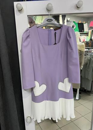 Сукня футляр з сердечками