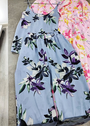 Мила блакитна квіткова піжама love to lounge