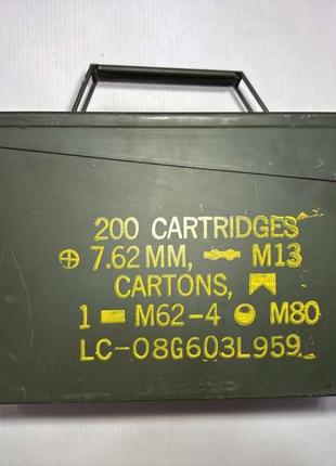 Металевий ящик для бк, usa, 7.62 мм, від зсу!